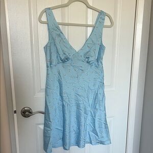 BP Light Blue Floral Dress